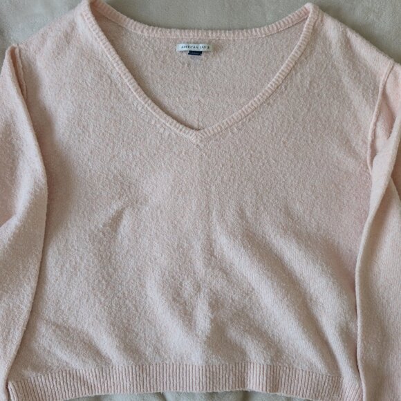 3/$30 American Eagle ballet pink lightweight sweater - Picture 5 of 7